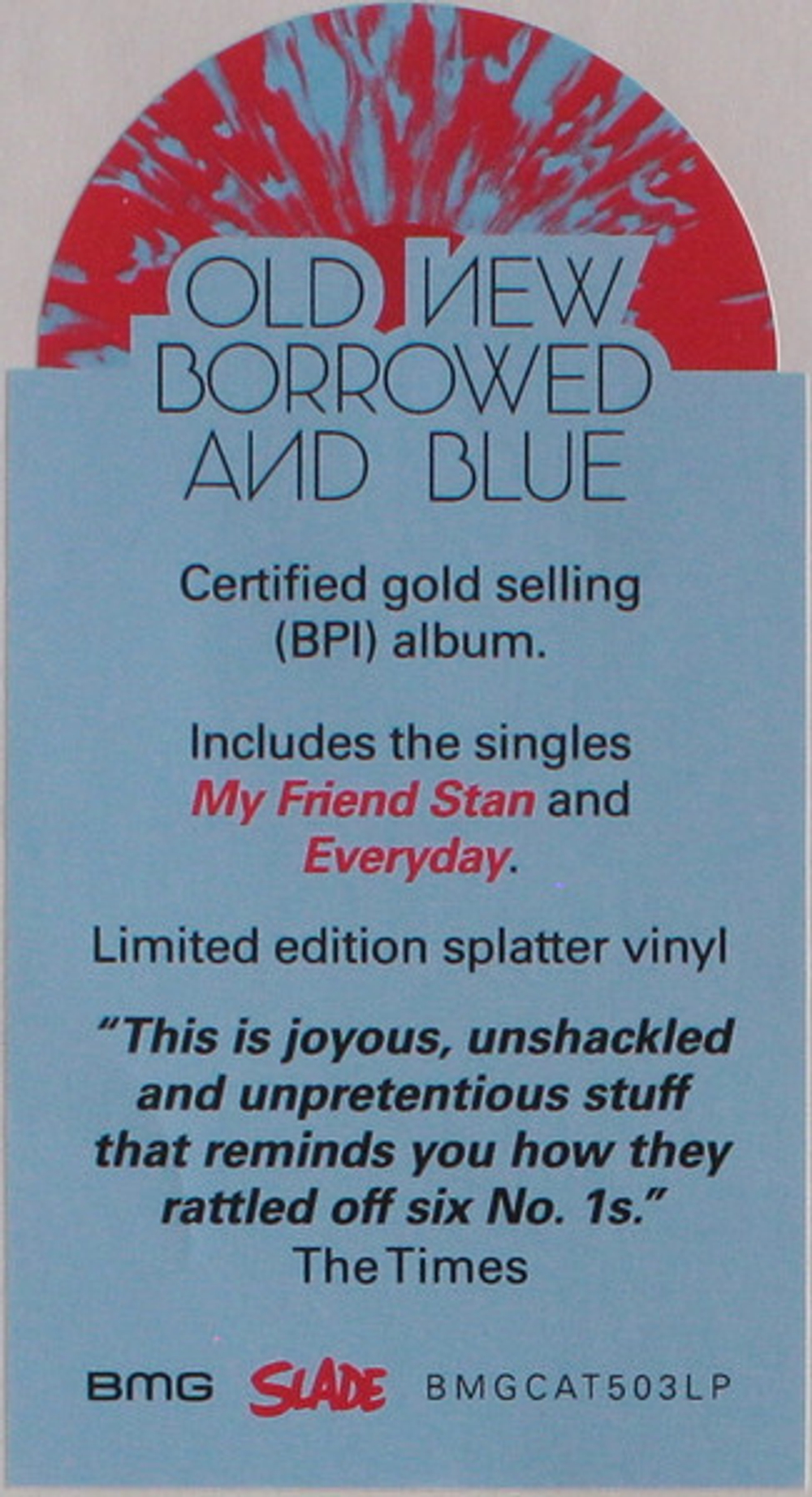 Slade / Old New Borrowed And Blue (Coloured Vinyl)(LP)