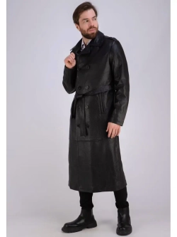 Плащ кожаный из натуральной кожи Турция