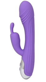Сиреневый вибратор-кролик Arya - 19,9 см.