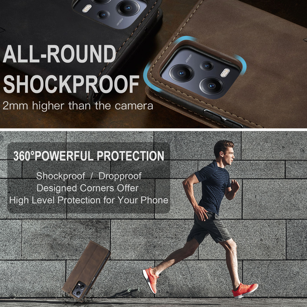 Чехол-книжка CaseMe Matte Xiaomi Redmi Note 12 5G