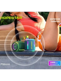 Портативная беспроводная Bluetooth колонка HOPESTAR P58mini