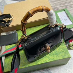 Gucci Bamboo 1947 Mini Top Handle Bag 17 cm