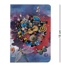 BM-05/1 Блокнот сред. «Звуки музыки» (3D твердая обложка)