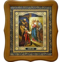 Поклонение Волхвов. Печатная икона.