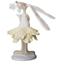 ФИГУРКА ДЕКОРАТИВНАЯ КРОЛИК 10,8*10,8*26,5 СМ