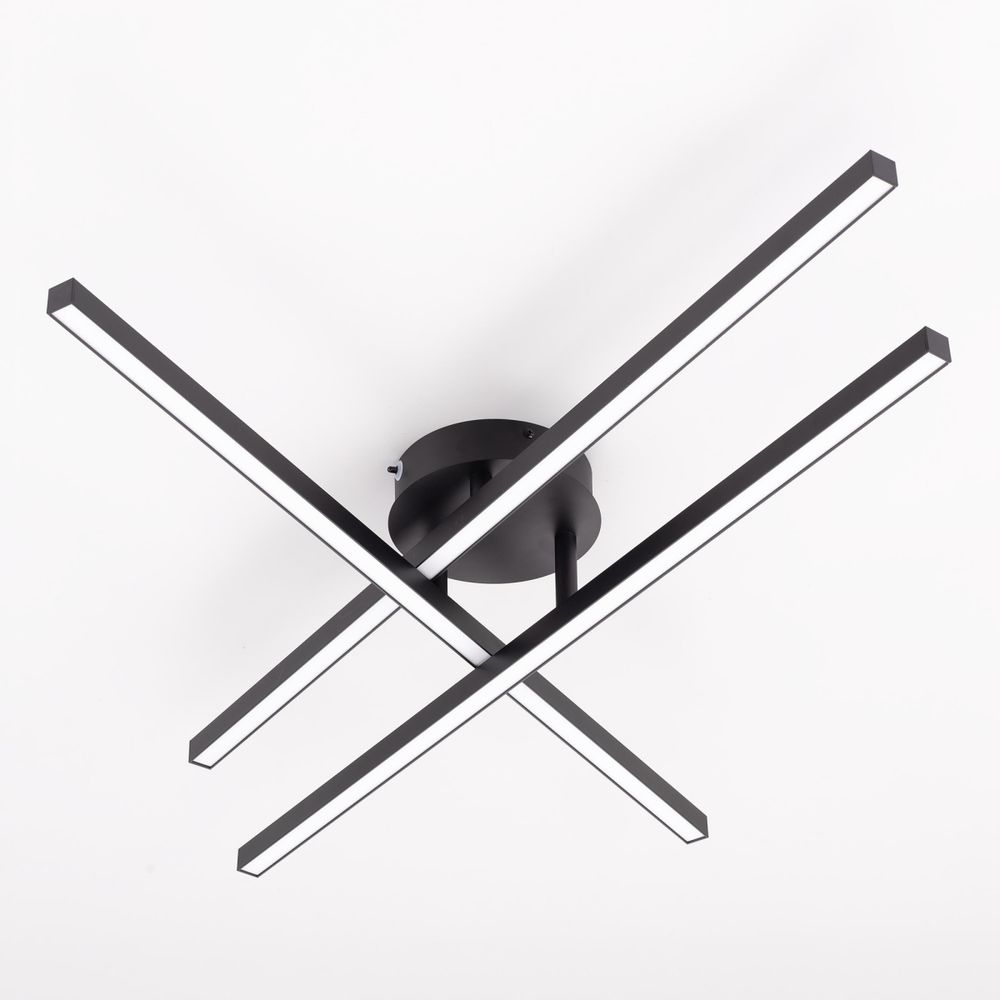 Citilux Стиг CL203131 LED Люстра потолочная с пультом Чёрная