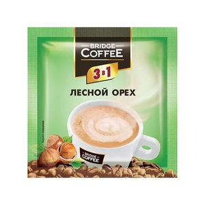 Кофе 3 в1 Bridge Coffee KDV Лесной Орех 20 гр/пач 16 пач/упак