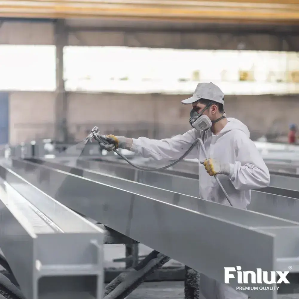 Цинконаполненный грунт-протектор Finlux F-255 Zinc CorrozoStop, от ржавчины, для антикоррозионной защиты металла, 0.5 кг