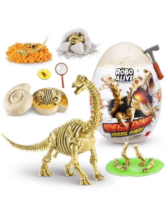 Игрушка сюрприз яйцо Mega Dino Fossil Find фигурка динозавра