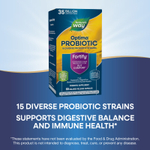 Nature's Way, Optima® Probiotic, Fortify®, комфорт для кишечника, 35 млрд, 60 капсул с отсроченным высвобождением