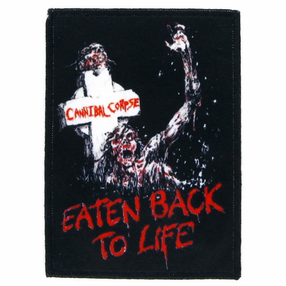 Нашивка Cannibal Corpse Eaten Back to Life (крест) (870)