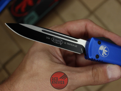 Нож Microtech Ultratech S/E - синяя рукоять, стандартный черный клинок + запчасти RK-376