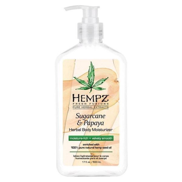 Hempz Sugarcane&Papaya Body Moisturizer - Молочко для тела с экстрактом сахарного тростника и папайи