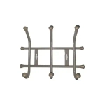 Вешалка настенная 3 крючка, 265, Бежевый металлик, ВНТ3/БЖ