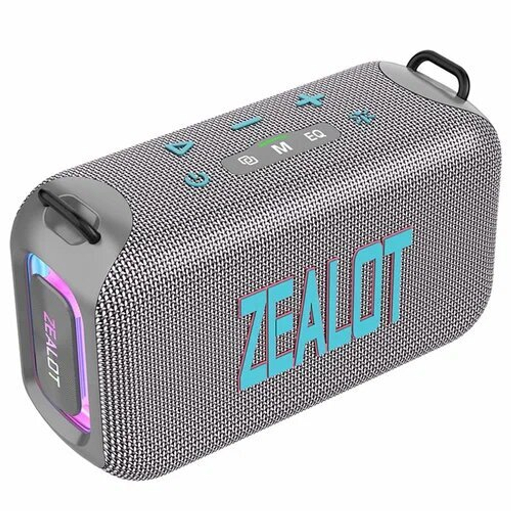 Bluetooth колонка ZEALOT S85, 50 Вт, 8000 мАч, серый