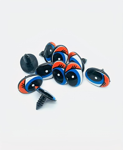 Глазки винтовые с фиксатором, 17х23 мм