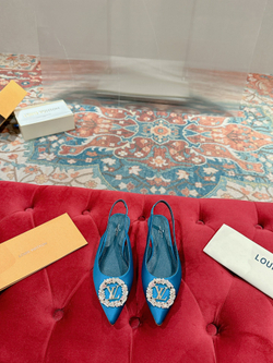 Louis Vuitton Met Slingback Ballerina