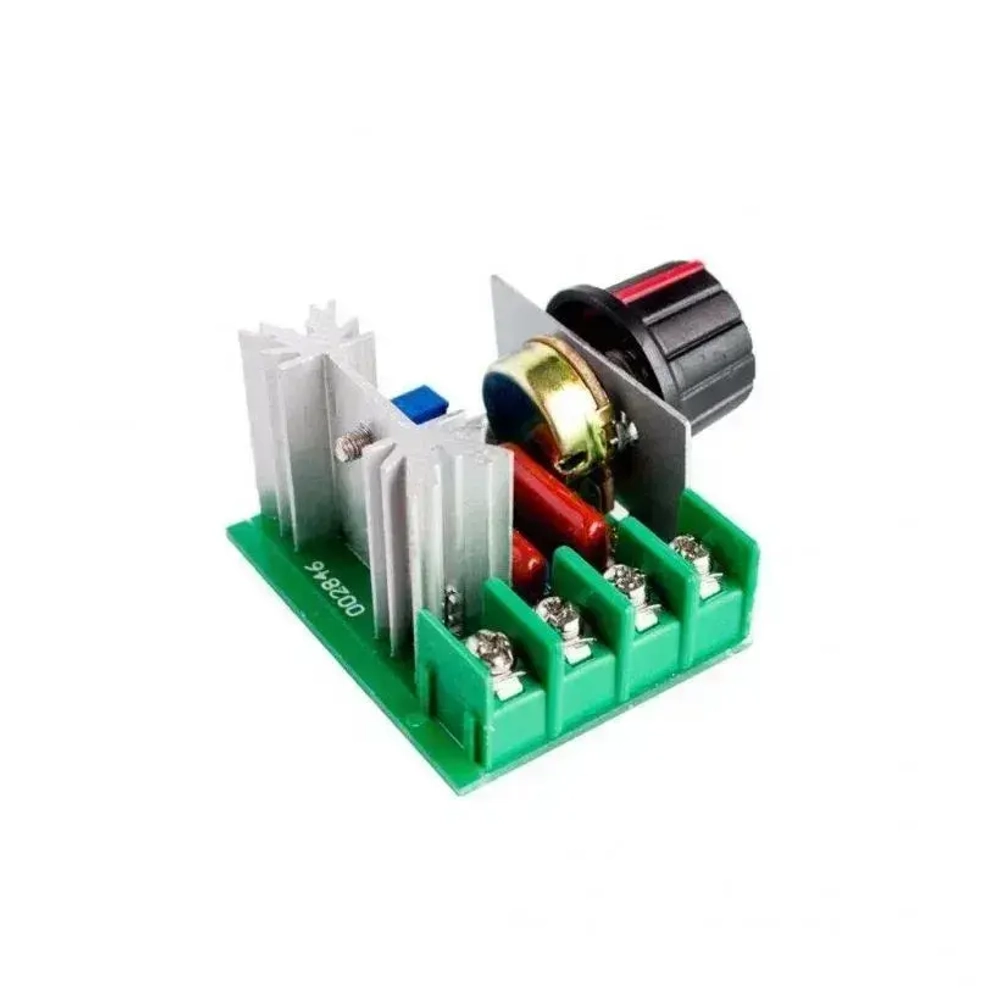Симисторный регулятор мощности, напряжения, переменного тока, вращения, AC 50-220в, 2000 ватт