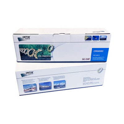 Картридж UNITON, аналог CANON 055 для LBP-663/664/MF746/742/744 голубой (2,1K)