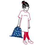 Мешок детский mysac abc friends blue