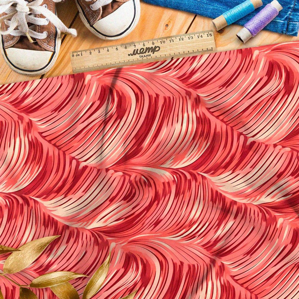 Ткань премиум дюспо призрачный лабиринт