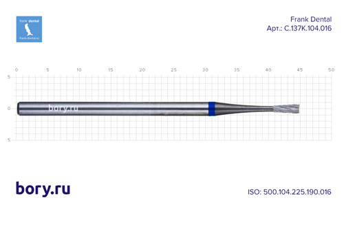 Фреза твердосплавная Frank Dental типа HP - C.137K.104.016