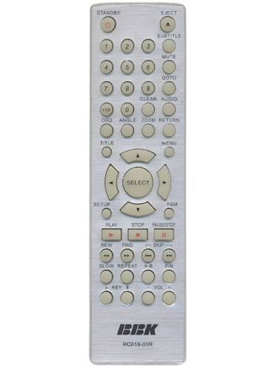 Пульт для DVD-плеера BBK RC019-01R original
