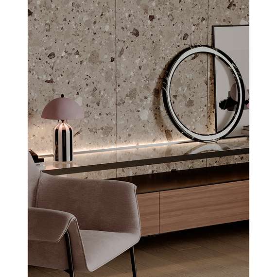 Светильник настольный Anniken, Ø25х38 см, черный/белый/лиловый