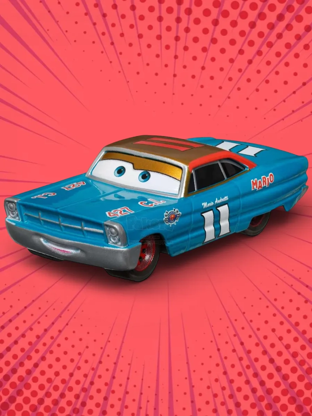 Машинка Disney Pixar Cars Тачки Mario Andretti DXV29 FLM08