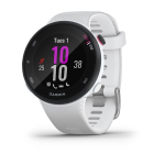 Часы Garmin Forerunner 45S белый,	010-02156-10