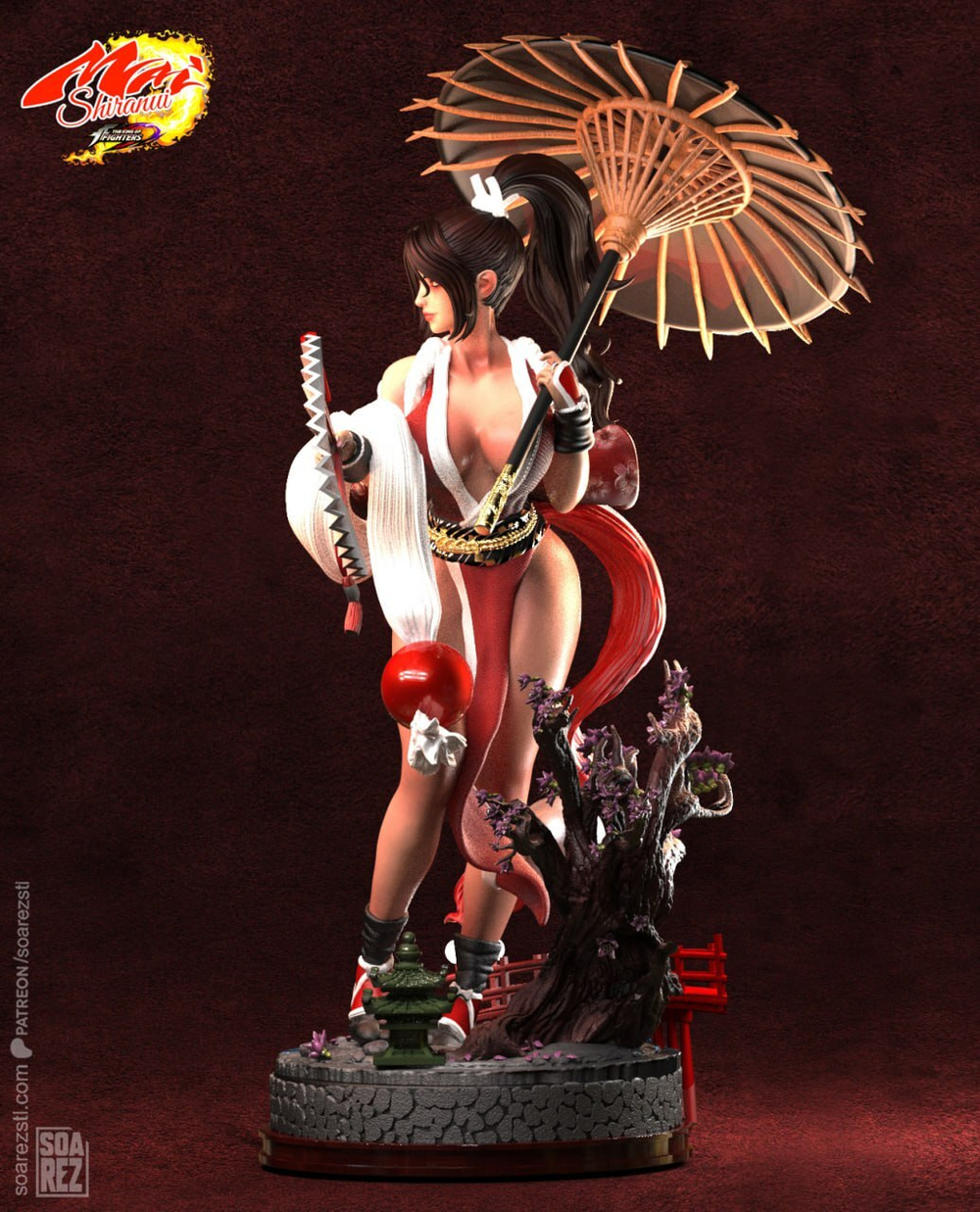 Май Сирануй Король бойцов Фатальная ярость Mai Shiranui King of Fighters Fatal Fury Фигурка