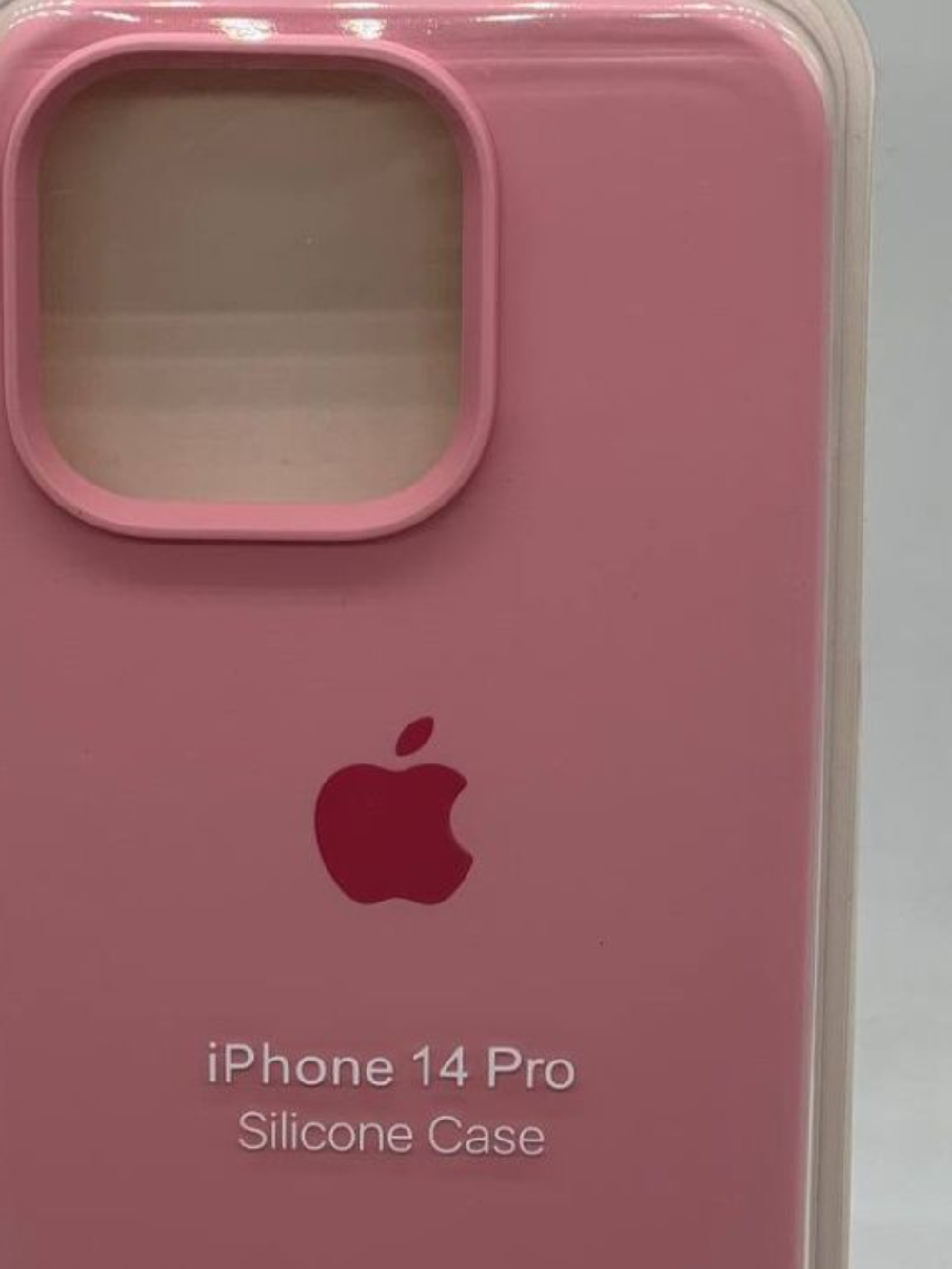 Накладка iPhone 14 Pro силикон розовый