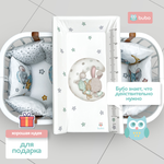 Доска для пеленания BUBO BABY "LUX PRO" 80х50 см с фиксаторами и ростомером