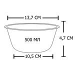 Миска "efox" для питомцев из нержавеющей стали, форма чаша