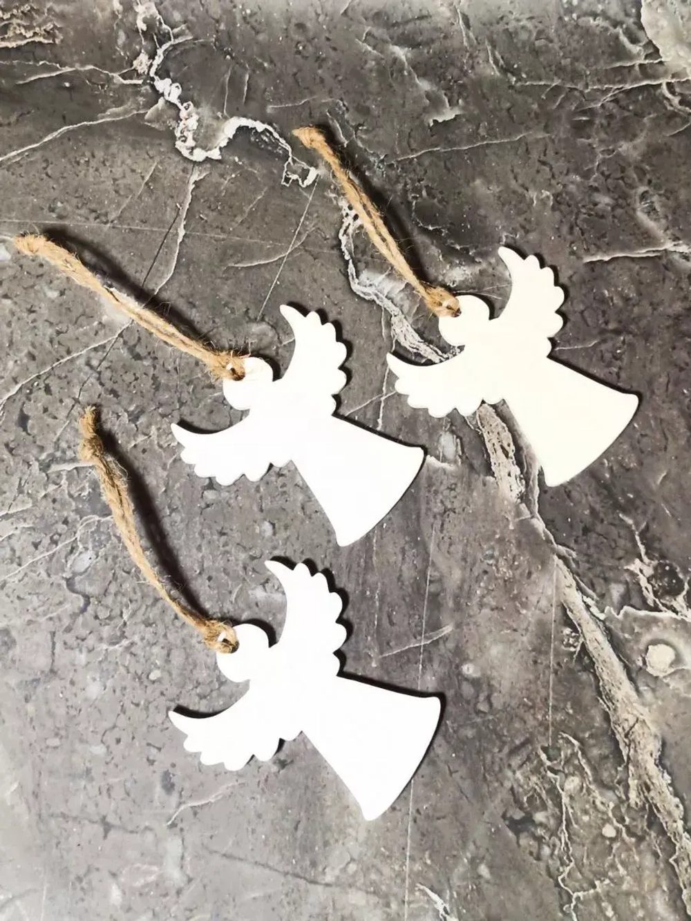 Новогодний декор ангелы 3 шт