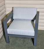 Кресло из алюминия Graphite, графит