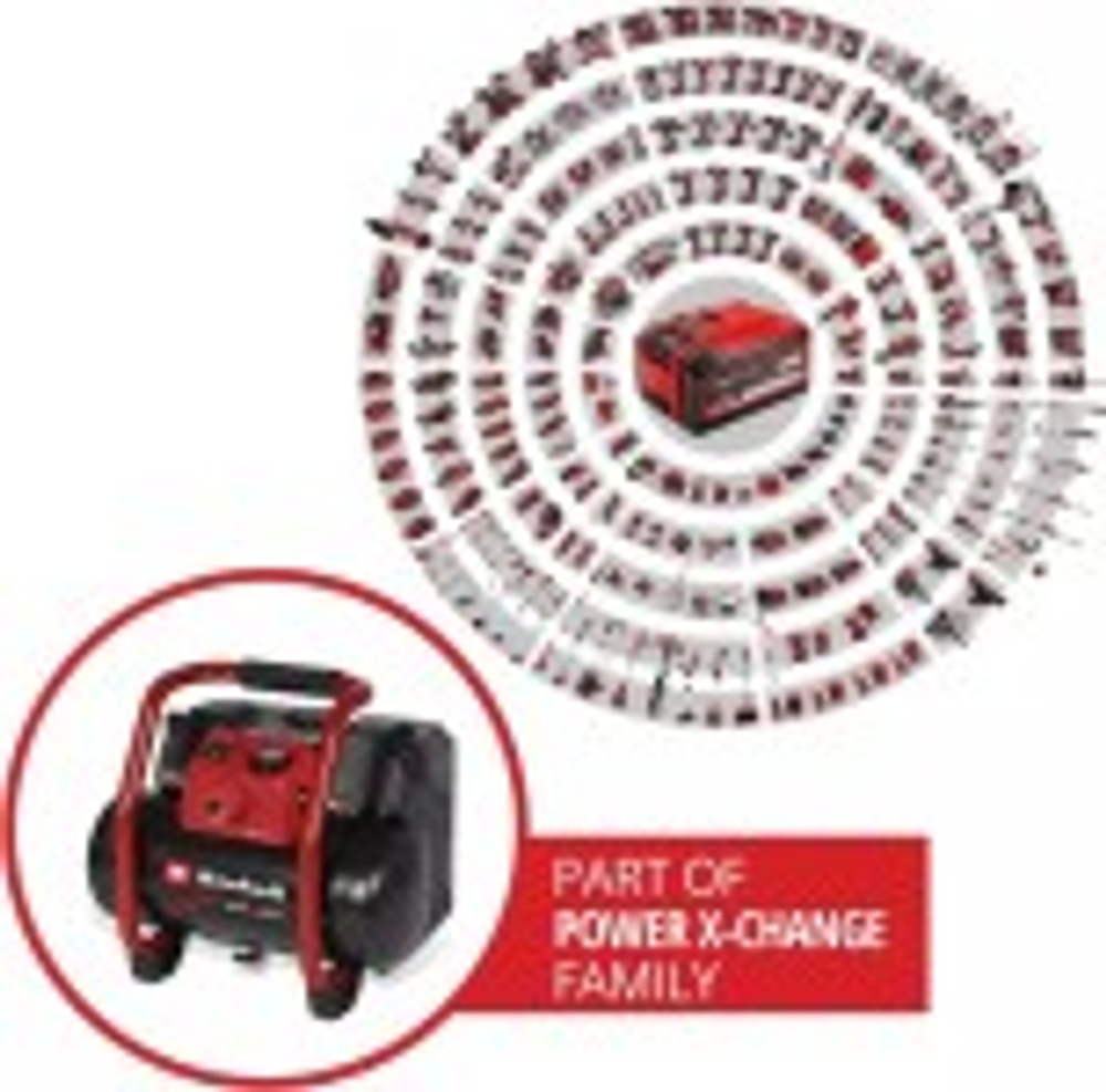 Компрессор поршневой безмасляный EINHELL TE-AC аккумуляторный 36/150 Li OF-Solo 4020415