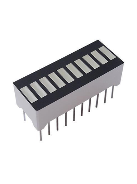 10-сегментный индикатор красный (2.5x1.0x1.5) для Аrduino