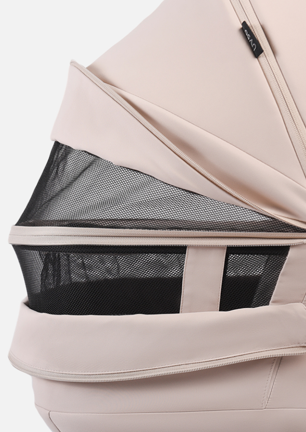 Peppy Коляска детская Monaco thermo 2 в 1 Beige (бежевый), рама серо-коричневая