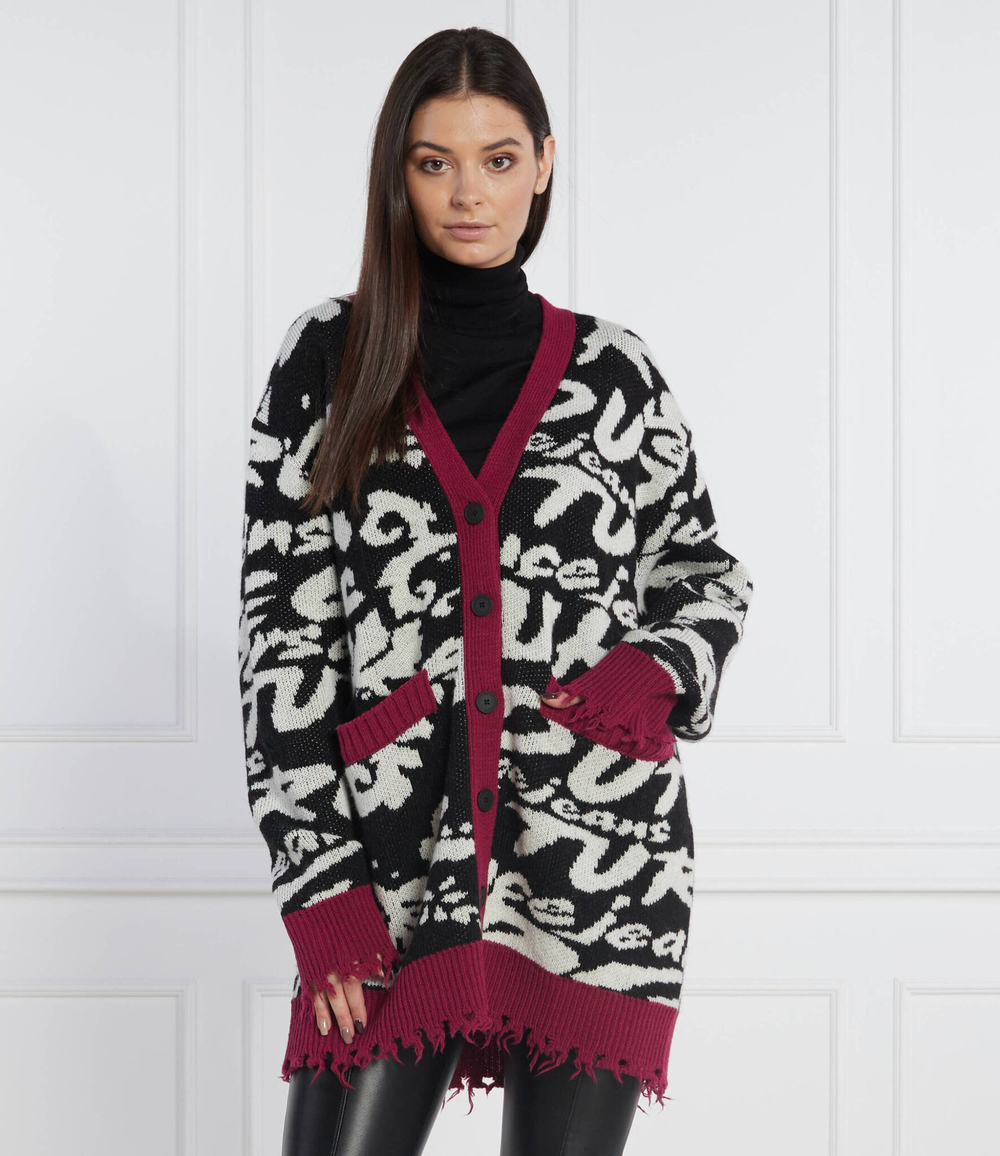 кардиган Versace Jeans Couture - черный(73HAFM03CM02G)