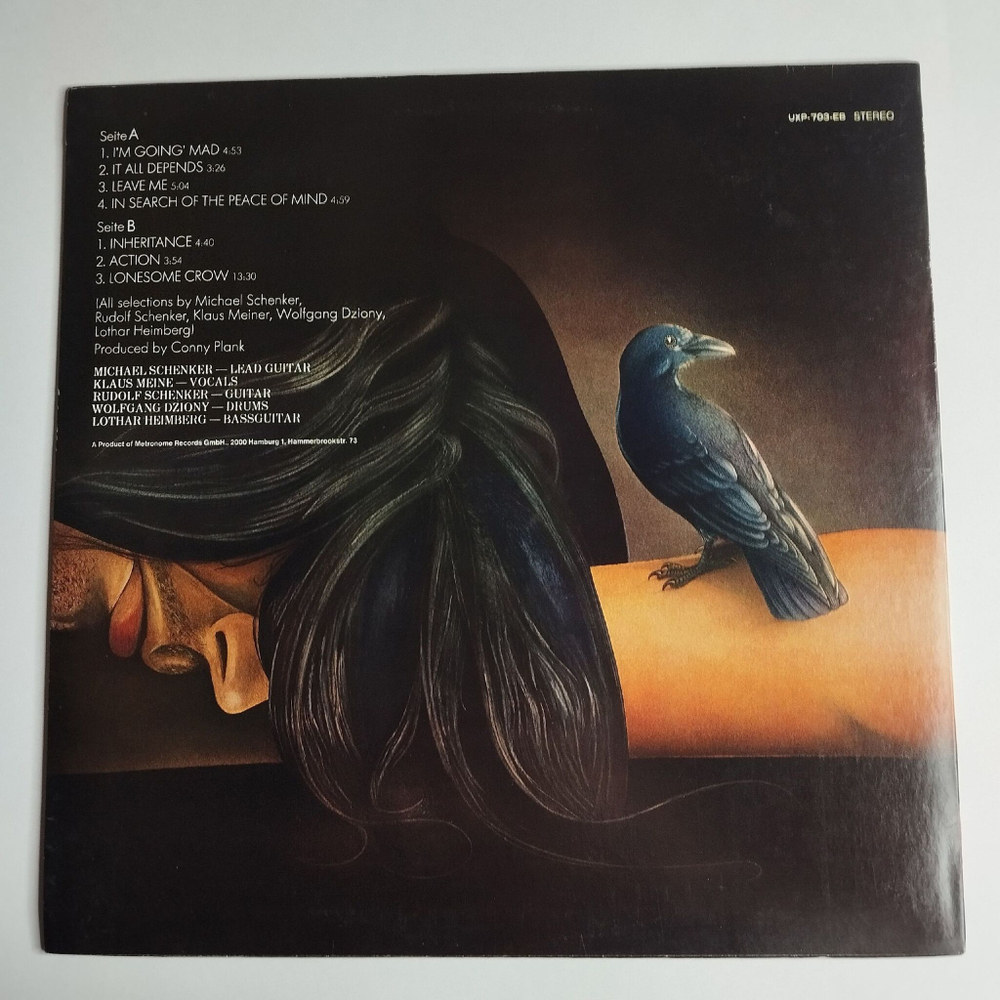 Винтажная виниловая пластинка LP Scorpions Lonesome Crow (Japan 1976) (No Obi) Leave Me