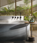 Ручной душ Gessi Anello, с держателем и шланговым подсоединением, цвет Black Metal PVD