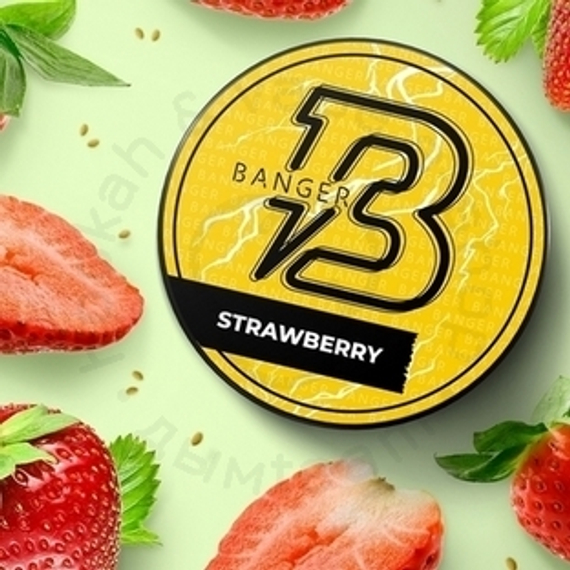 Табак для кальяна Banger  Strawberry (Клубника) 25 гр.