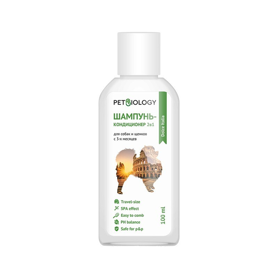 Шампунь и кондиционер для собак "Италия" 100мл PetBiology
