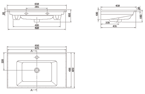 Armadi Art Тумба CAPOLDA 100 белая + ручка дерево