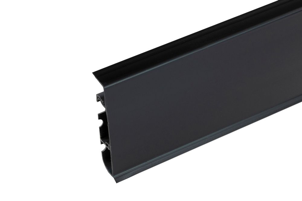 Плинтус Cezar Hi-Line 090 Черный, 2500x75x22 мм