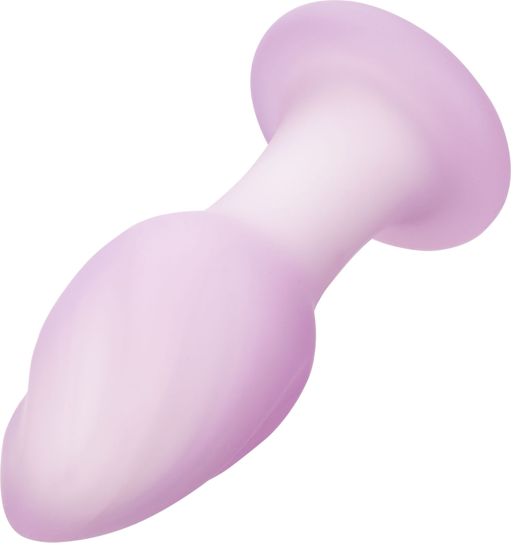 Сиреневая анальная пробка Ridge Probe с вибрацией - 9,5 см. (Цвет: фиолетовый)