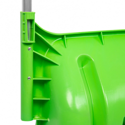 Движок для уборки снега пластиковый, 810 х 535 х 1300 мм, алюминиевая рукоятка, Россия, Сибртех