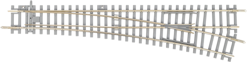 Стрелка правая WR с бетонными шпалами