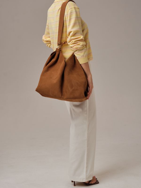 Замшевая сумка Bamboo DBR 30990 светло-коричневый